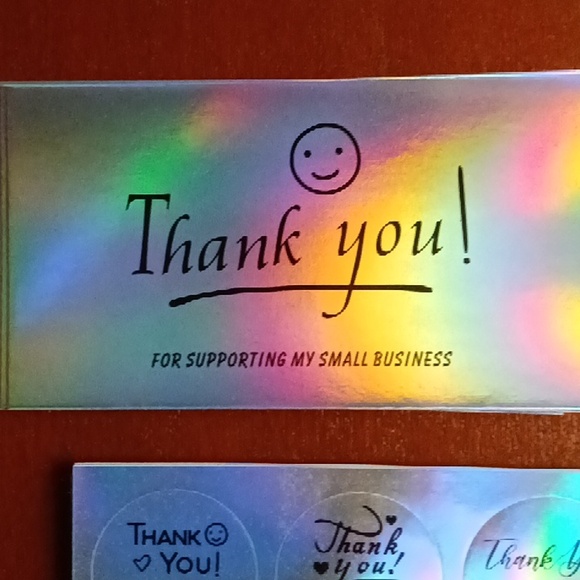 THANK YOU STICKERS/CARDS - Picture 2 of 10